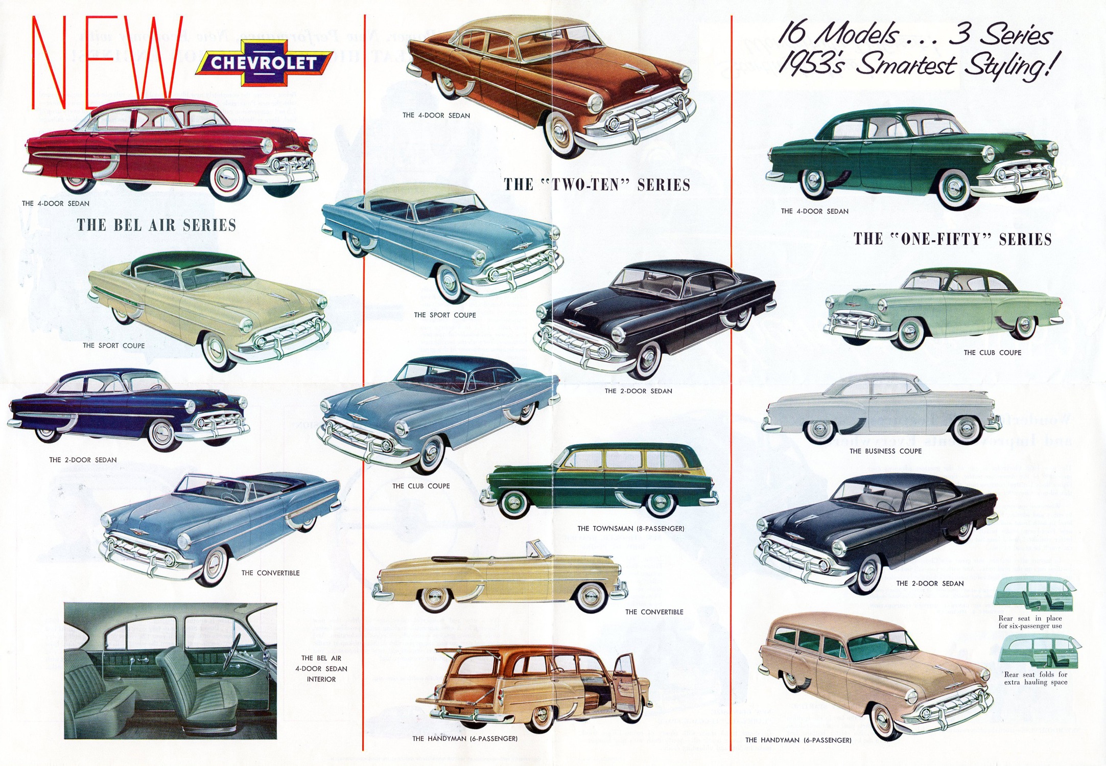 1953 Chevrolet Foldout Page 1